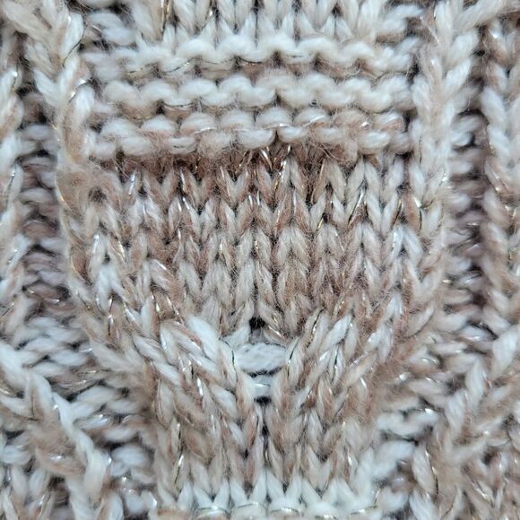 Coldwater Creek Ladies  Pullover Turtleneck Oversized Knit Sweater,  Large Brown - Picture 5 of 13